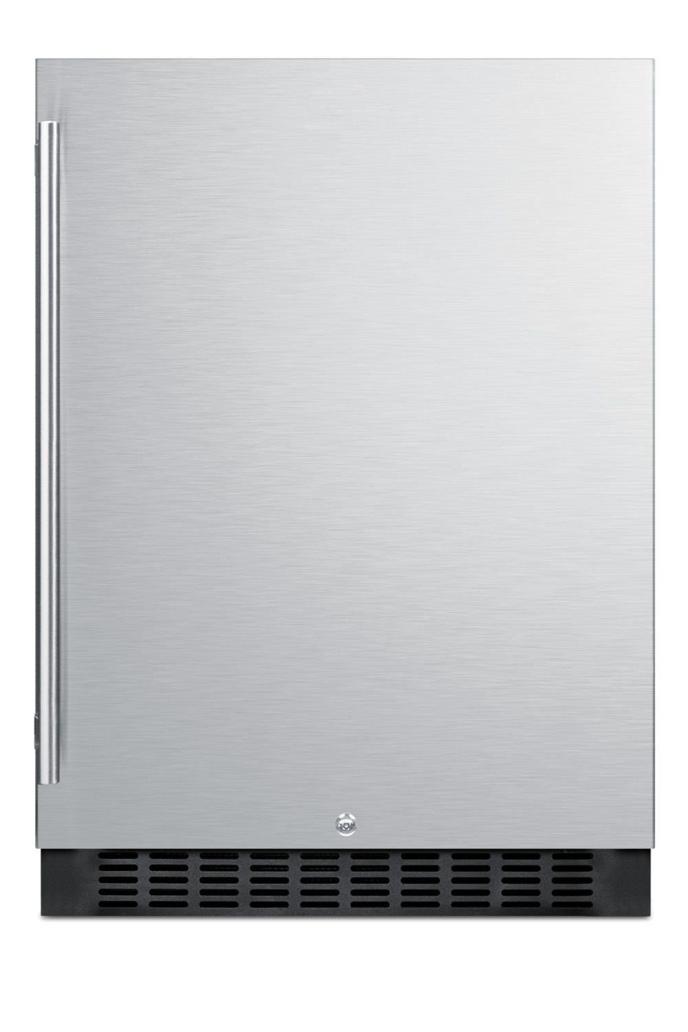 Built-in undercounter all-refrigerator, frost-free w/stainless steel exterior, lock, and digital thermostat